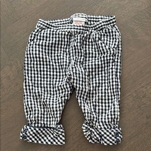 Jojo madman Bebe Black and White Checkered Pants